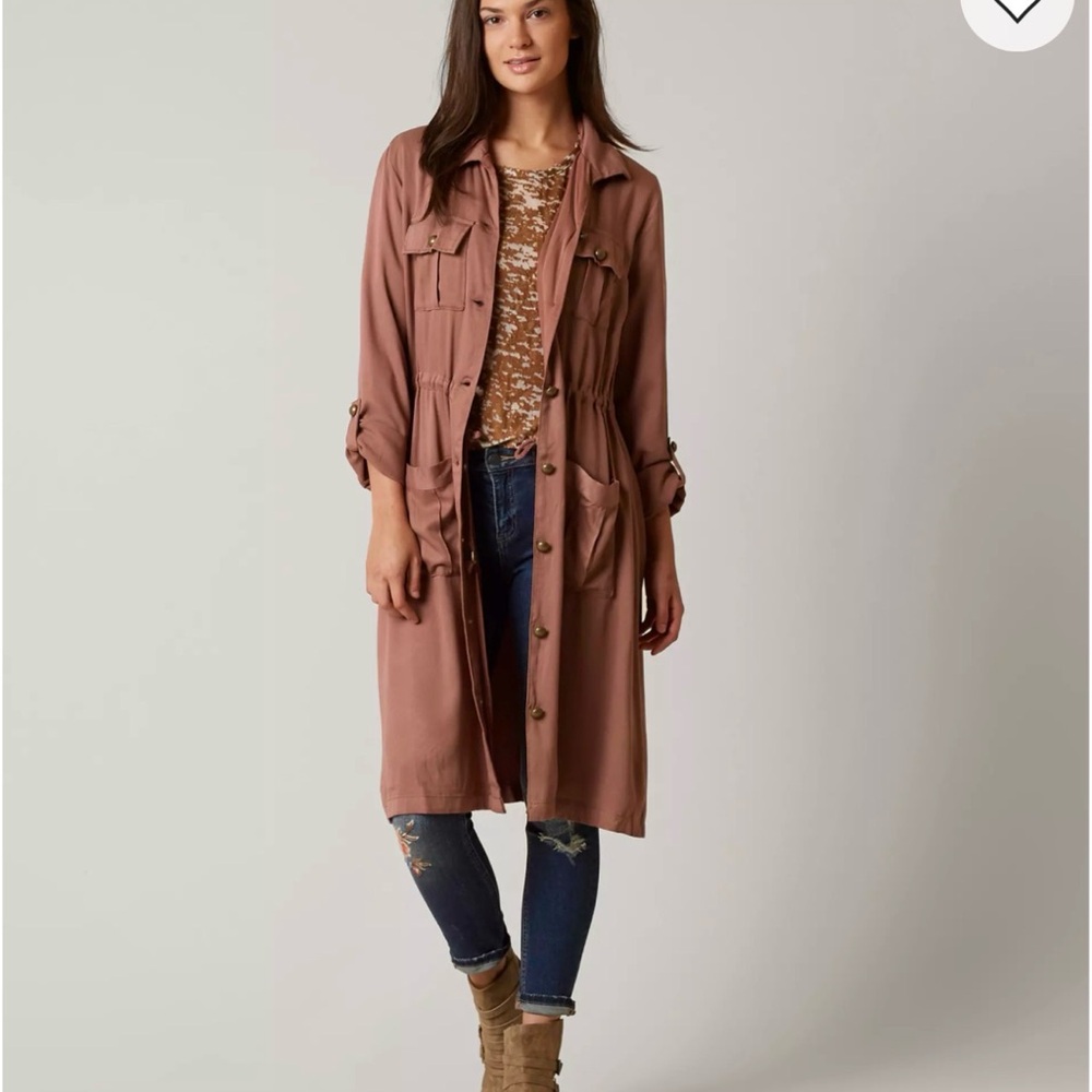 Stoosh Women's Tan Trench Coat